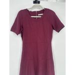 Athleta En Route Dress Fit & Flare Chianti Burgundy Dress Size Medium Travel Photo 3