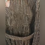 Sabina Musayev Helena Dress in Bronze Metallic Maxi Tiered Maxi Dress Size L Gold Size L Photo 10