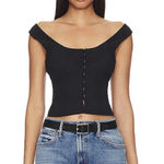 Free People  Sally Corset Crop Top Tank Photo 0