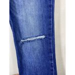 KanCan Jeans Womens 5/26 High Rise Distressed Mom Denim‎ Blue Elastic Waist Photo 3
