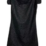 Arden B  90s Black Texturized scale mini Dress Photo 0