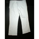 New NWT Authentic Designer Womens 2 Jo No Fui White Crop Pants 38 IT Italy 3/4 Photo 5