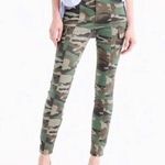 J.Crew Camo Cargo Toothpick Army Military Print High Rise Pant Photo 0