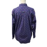 Vintage Tabi International Single Needle Tailoring Purple Geometric LS Shirt XL Photo 5