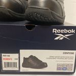 Reebok New!  black work shoes with cushguard mens size 7 womens size 9 Photo 1
