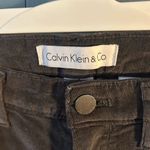 Calvin Klein  Dark Grey Straight Coupe Droite Recto Corduroy Pants, Size 4 Photo 1