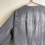 Jeanology Grey Denim Crochet Jacket size 16 Gray Photo 3