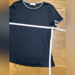 Doe & Rae  contrast stitch knit top. Size Large Photo 8