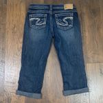 Silver Jeans Silver Aiko Capri Low Rise Stretch Thick Stitched Jeans Photo 3