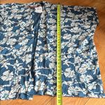 Blue and White Floral Kimono Swim Coverup Size XXL Photo 5