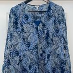 Joie  Limited Edition Hi-Lo Tiered Maxi Dress Size Large Blue Printed New‎ Photo 3