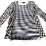 Eliza J J. Jill Wearever Collection Houndstooth Tunic Top Photo 0