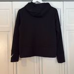Nike  black ribbed cropped hoodie sweater small Photo 2