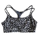 T8 GapFit Leopard Print Sports Bra & Black Honeycomb Leggings Set XS Photo 4