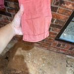 ONIA  womens pull on drawstring linen blend pants pink small Photo 1