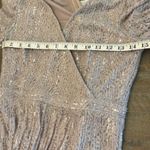 Mac Duggal Beaded Lace Long Sleeve Wrap Over Gown Lavender 93679 Photo 4
