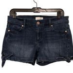 Loft Ann Taylor  Dark Blue Jean Short w/ Tie Sides, Sz 4/27 Photo 5