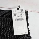 ZARA  Women’s Asymmetrical Mini Skirt with Ruching Sz M Photo 9
