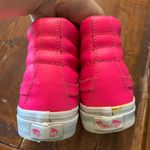Vans Old Skool S8 Hi Top Hot Pink Leather Shoes Photo 2