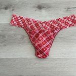 Anthropologie Hanky Panky Lace Bra & Lace Thong SET Red Motif M/All NWT IN PKG Photo 9