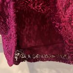 Joan Rivers Dress Wine Cranberry Lace Crochet Lined Dressy Photo 7
