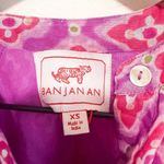 Banjanan Purple Geo Boho Print Tired Midi Dress Size XS Purple Photo 6