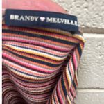 Brandy Melville  Jenny Striped Multicolor tube top one Photo 3