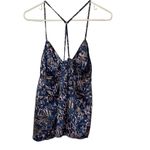 Gap body love amour NEW floral spaghetti strap camisoles medium blue Photo 3