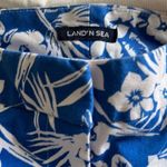 Land’ N Sea‎ Blue Floral Chino Shorts Size 6 Photo 3