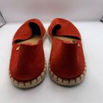 VERBENAS Women Size 41 US 10 Carmen Red Soft Suede Slip On Flat Espadrille Shoes Photo 3