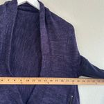 Lululemon Wrap It Up Cardigan Sweater Knit Long Sleeve Elbow Patch Zipper Size 6 Photo 11
