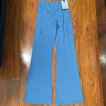 Blue Flared Yoga Pants Photo 1