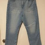 Loft  The Straight Crop High Rise Jeans Size 12 NWT Regular Fit 27.5" Inseam Photo 0