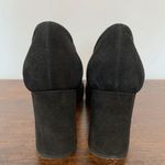 Vero Cuoio  Cordani Women's Pump Block Heels Suede Black Round Toe EU 38.5 Photo 6