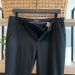 Banana Republic Ryan Mid-Rise Twill Black Dress Pant Trouser, 6 Photo 6