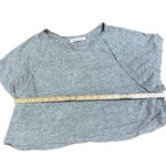 We The Free Weekend Linen Blend Tee In Gray Sz S Photo 7