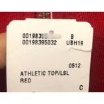 Forever 21  Red Half Zip Hoodie Athletic Top Long Sleeve Kangaroo Pocket Women S Photo 3