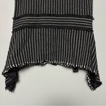 Derek Lam NWT  10 Crosby Waist Tie Peplum Tank Womens Size 6 Black White Textured Photo 6