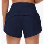 THE GYM PEOPLE High Waisted Running Shorts Navy Blue Size M New With Tag Size M Photo 1