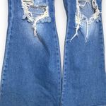 Almost Famous 90’s Flare jeans blue distressed stretch Y2K Photo 5