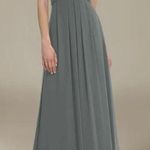 David's Bridal AW Vienna Bridesmaid Prom Formal Special Occasion Wedding Guest Dress, 6, Gray Photo 0