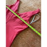 B. Smart  Dress Coral V Neck Sleeveless Zip Stretch Size 16 Photo 4