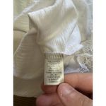 Christopher & Banks Christopher Banks Short Sleeve Women Blouse Size Petite Medium Lace Flamingo Photo 6