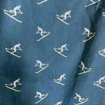 G.H. Bass & Co Navy Skiier Button Up Long Sleeve Shirt Size Medium Blue Photo 2