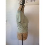 SheIn (D-108) womens top shorts sleeves size M olive green Photo 3