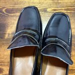 NYDJ  Black Heeled Loafers Size 10 Photo 3