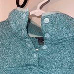 Eddie Bauer Women's Teal Sweater quarter zip Photo 1