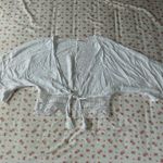 Self Esteem SELFIE White Boho Kimono Cardigan Photo 1