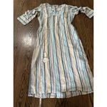 Splendid  X Gray Malin Playa Caftan Maxi Dress Linen Blend‎ Boho Beach Size XS Photo 12