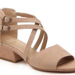 Eileen Fisher Kyra Strappy Low Heel Nubuck Leather Sandals Photo 1
